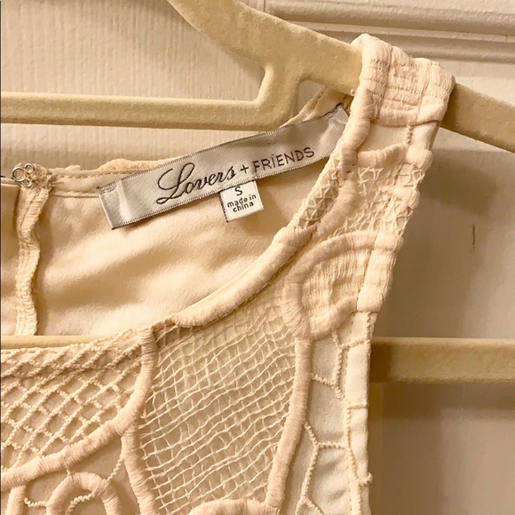 Lovers + Friends Caspian Shift Dress Blush/Cream - Picture 3 of 7